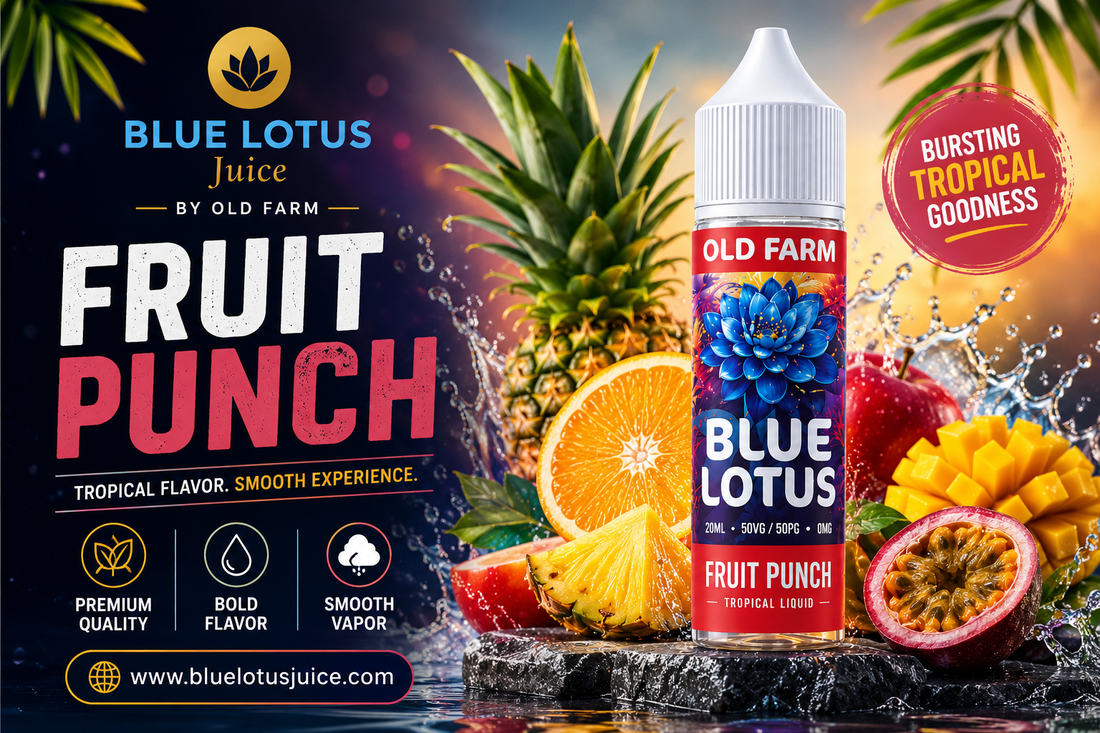 Blue Lotus Fruit Punch Vape – Tropical Flavor You’ll Love