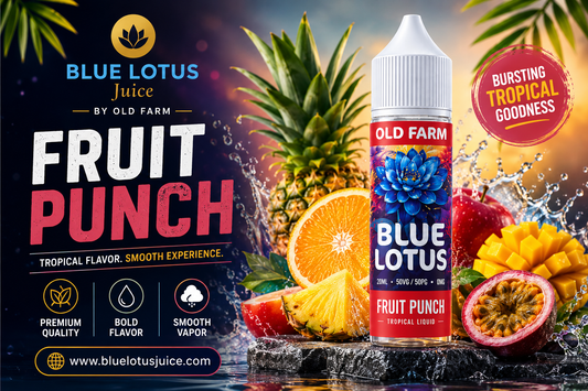 Blue Lotus Fruit Punch Vape – Tropical Flavor You’ll Love