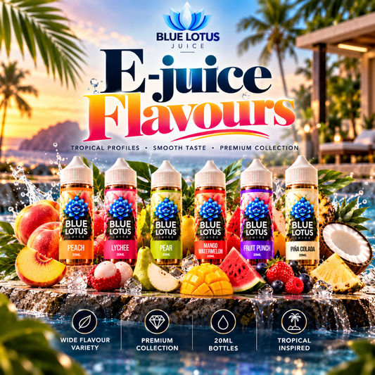 E-Juice Flavours: What Makes Blue Lotus Juice Different?