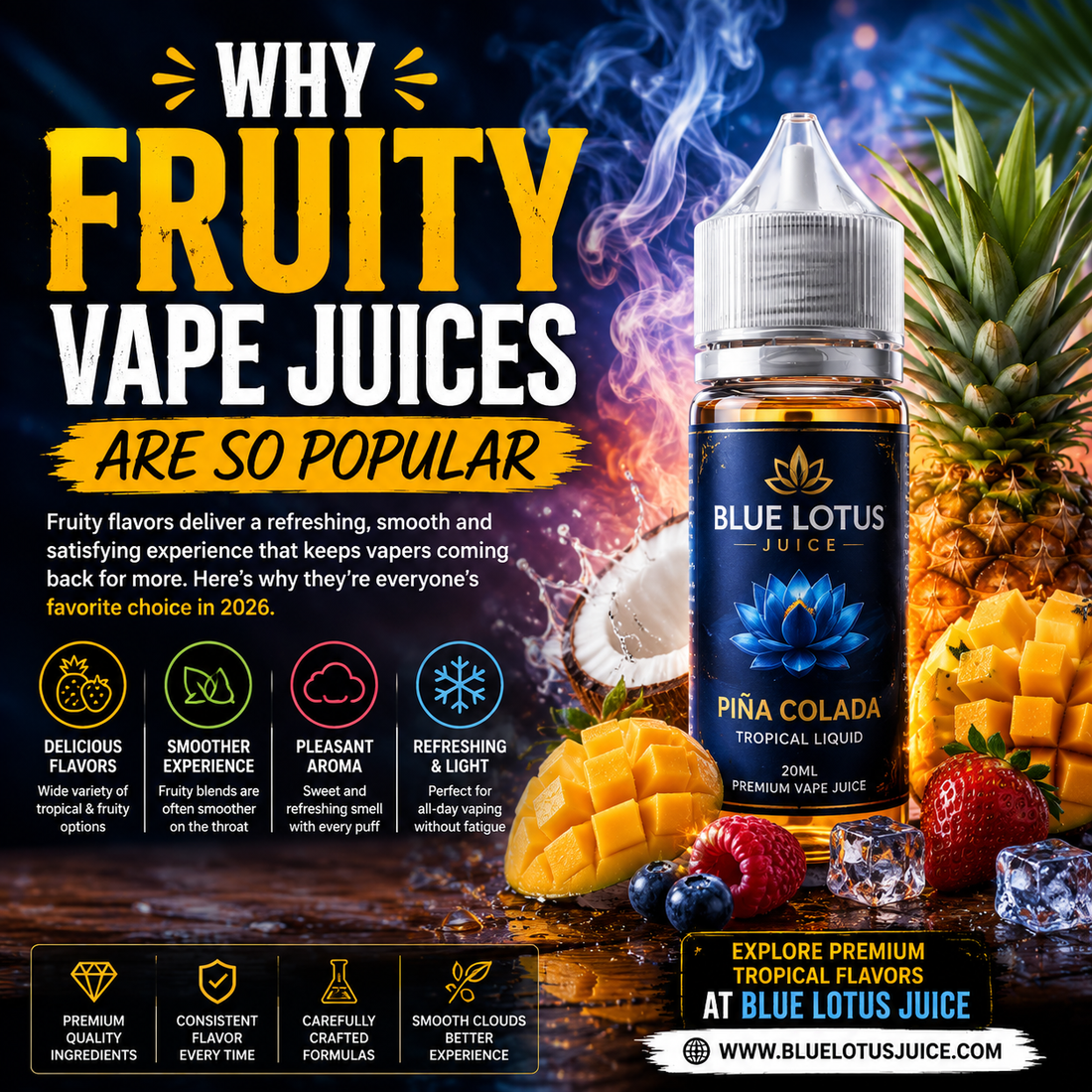 Why Fruity Vape Juices Are So Popular in 2026