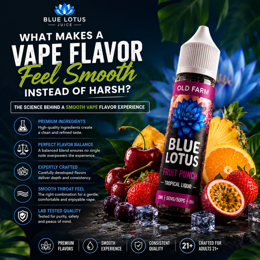 What Makes a Vape Flavor Feel Smooth Instead of Harsh?