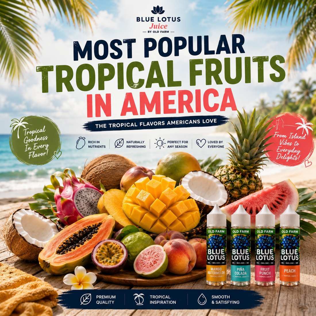 Most Popular Tropical Fruits in America | Top Tropical Flavors