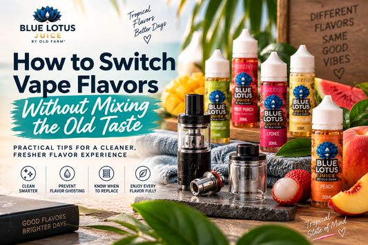 How to Switch Vape Flavors Without Mixing the Old Taste