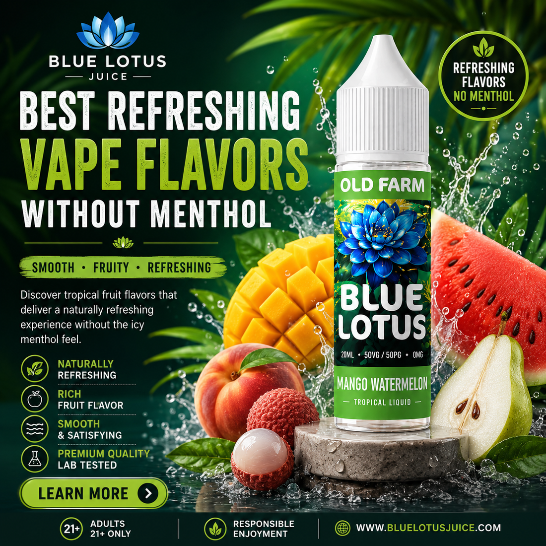 Best Refreshing Vape Flavors Without Menthol in 2026