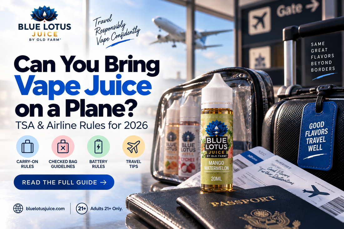 Can You Bring Vape Juice on a Plane? TSA & Airline Rules for 2026