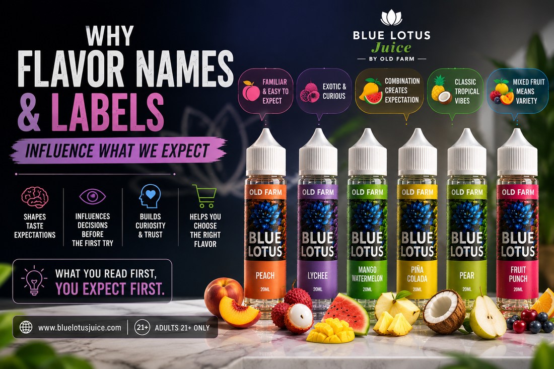 Why Flavor Names and Labels Influence Taste Expectations