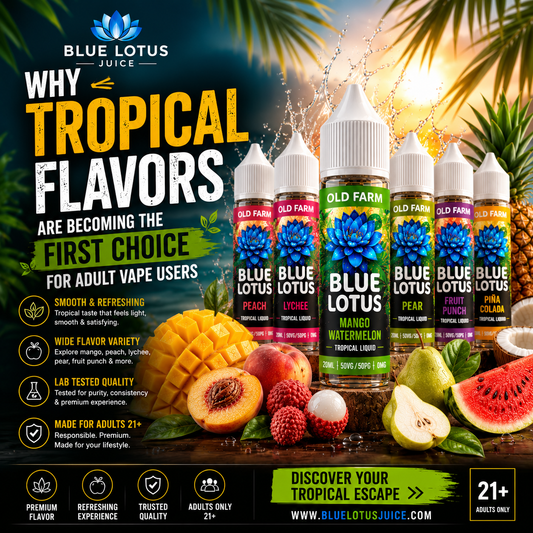 Why Tropical Flavors Are Becoming the First Choice for Adult Vape Users